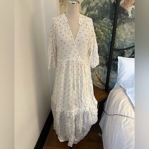 Anthropologie Augustine Tiered Maxi Dress